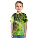 Dawn Of Time, Abstract Lime & Gold Emerge Kid s Sport Mesh Tee Dawn Of Time, Abstract Lime & Gold Emerge Kid s Sport Mesh Tee