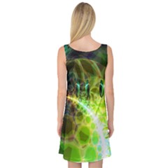 Sleeveless Satin Nightdress Back Sleeveless Satin Nightdress Back