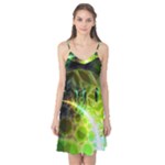 Dawn Of Time, Abstract Lime & Gold Emerge Camis Nightgown