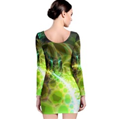 Long Sleeve Velvet Bodycon Dress 