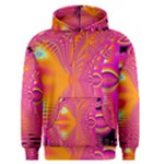 Magenta Boardwalk Carnival, Abstract Ocean Shimmer Men s Pullover Hoodie