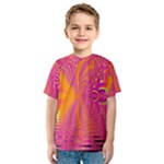 Magenta Boardwalk Carnival, Abstract Ocean Shimmer Kid s Sport Mesh Tee Magenta Boardwalk Carnival, Abstract Ocean Shimmer Kid s Sport Mesh Tee