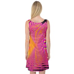 Sleeveless Satin Nightdress Back Sleeveless Satin Nightdress Back
