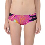 Magenta Boardwalk Carnival, Abstract Ocean Shimmer Classic Bikini Bottoms Magenta Boardwalk Carnival, Abstract Ocean Shimmer Classic Bikini Bottoms