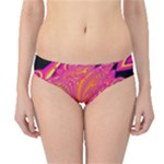 Magenta Boardwalk Carnival, Abstract Ocean Shimmer Hipster Bikini Bottoms Magenta Boardwalk Carnival, Abstract Ocean Shimmer Hipster Bikini Bottoms
