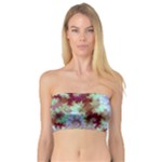 Raspberry Lime Delighraspberry Lime Delight, Abstract Ferris Wheel Bandeau Top