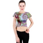 Raspberry Lime Delighraspberry Lime Delight, Abstract Ferris Wheel Crew Neck Crop Top Raspberry Lime Delighraspberry Lime Delight, Abstract Ferris Wheel Crew Neck Crop Top