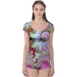 Raspberry Lime Delighraspberry Lime Delight, Abstract Ferris Wheel Boyleg Leotard (Ladies)