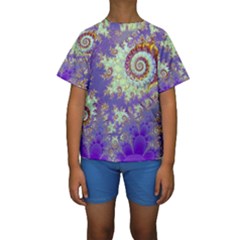 Kids  Short Sleeve Swimwear 