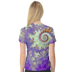 V-Neck Sport Mesh T-Shirt 
