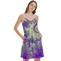 Mini Camis Dress With Pockets 