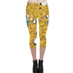 Adventure Time Cover Capri Leggings 