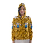 Adventure Time Cover Hooded Wind Breaker (Women)