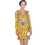 Adventure Time Cover Long Sleeve Nightdress