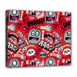 Agghh Pattern Deluxe Canvas 24  x 20  (Stretched)