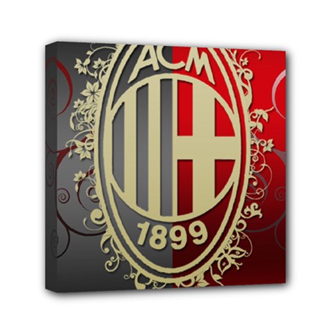 Ac Milan Mini Canvas 6  x 6  (Stretched) from ArtsNow.com