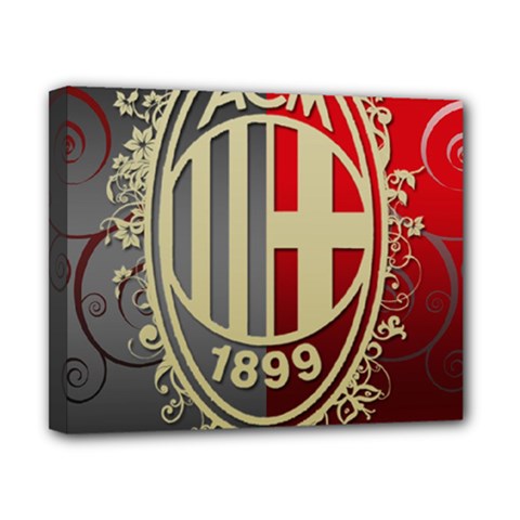 Ac Milan Canvas 10  x 8  (Stretched) from ArtsNow.com