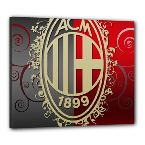 Ac Milan Canvas 24  x 20  (Stretched) from ArtsNow.com