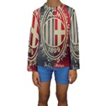 Ac Milan Kid s Long Sleeve Swimwear