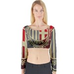Ac Milan Long Sleeve Crop Top (Tight Fit)