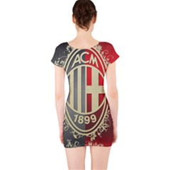 Short Sleeve Bodycon Dress Back Short Sleeve Bodycon Dress Back