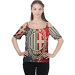 Ac Milan Women s Cutout Shoulder Tee