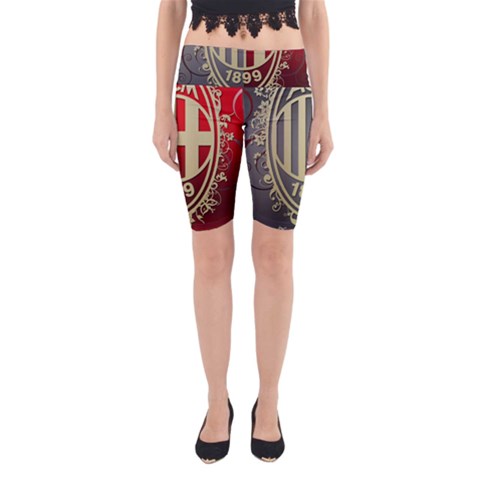 Ac Milan Yoga Cropped Leggings from ArtsNow.com