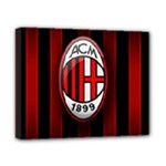 Ac Milan Logo Canvas 10  x 8  (Stretched)