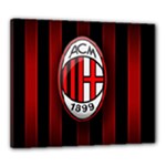 Ac Milan Logo Canvas 24  x 20  (Stretched)