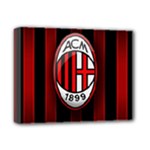 Ac Milan Logo Deluxe Canvas 14  x 11  (Stretched)