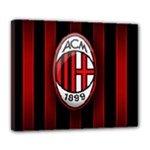 Ac Milan Logo Deluxe Canvas 24  x 20  (Stretched)