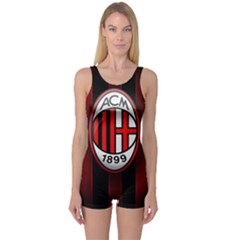 One Piece Boyleg Swimsuit 