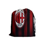 Ac Milan Logo Drawstring Pouch (Large)