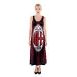 Ac Milan Logo Full Print Maxi Dress