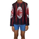 Ac Milan Logo Kid s Long Sleeve Swimwear