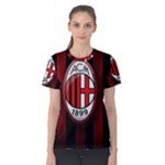 Ac Milan Logo Women s Cotton Tee