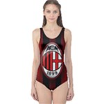 Ac Milan Logo One Piece Swimsuit