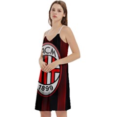 Mini Camis Dress With Pockets 