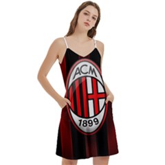 Mini Camis Dress With Pockets 