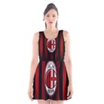 Ac Milan Logo Scoop Neck Skater Dress
