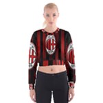 Ac Milan Logo Women s Cropped Sweatshirt