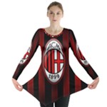 Ac Milan Logo Long Sleeve Tunic 
