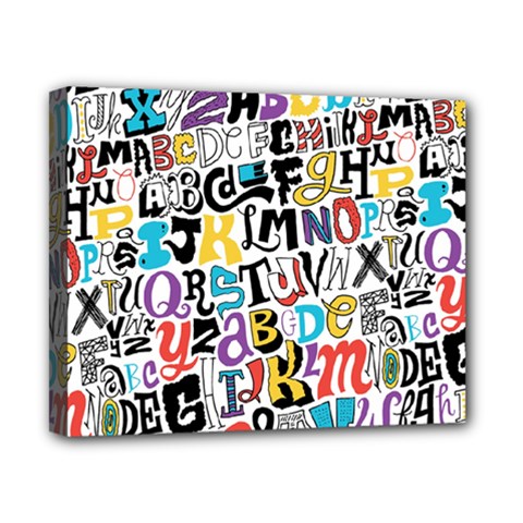 Alpha Pattern Canvas 10  x 8  (Stretched) from ArtsNow.com