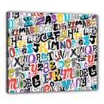 Alpha Pattern Canvas 24  x 20  (Stretched)