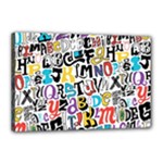 Alpha Pattern Canvas 18  x 12  (Stretched)