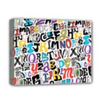Alpha Pattern Deluxe Canvas 14  x 11  (Stretched)