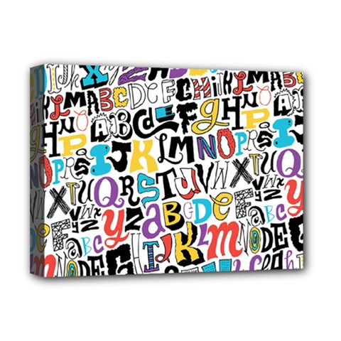 Alpha Pattern Deluxe Canvas 16  x 12  (Stretched)  from ArtsNow.com