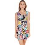 Alpha Pattern Bodycon Dress