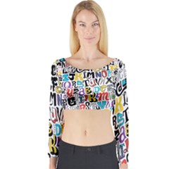 Long Sleeve Crop Top 