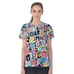 Alpha Pattern Women s Cotton Tee